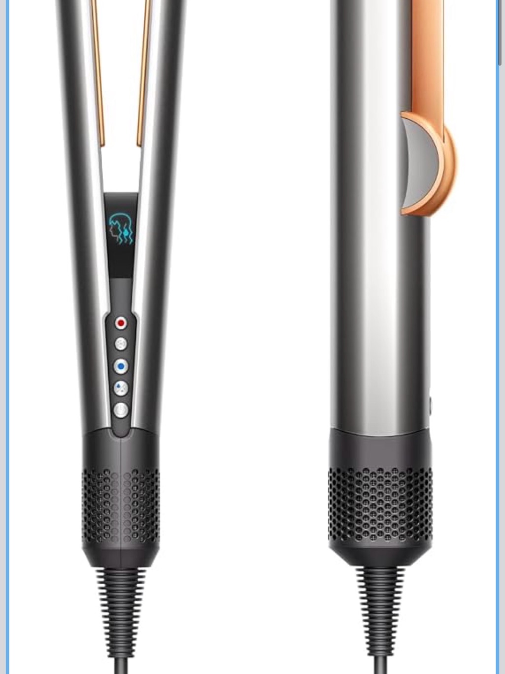 Dyson Gray And Copper Airstrait Straightener